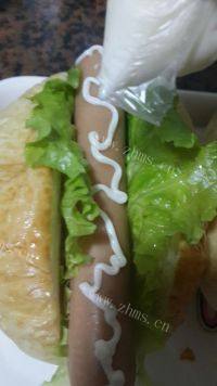 自制肉松火腿面包做法图解19)