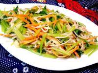 DIY芹菜金针菇做法图解8)