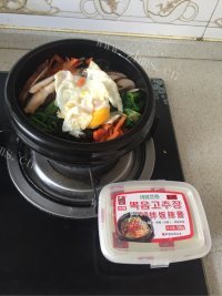 美味的石锅拌饭