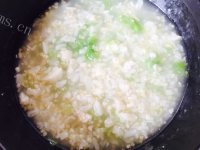 青菜牛肉粥做法图解9)