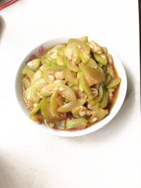 家常菜清炒瓠子