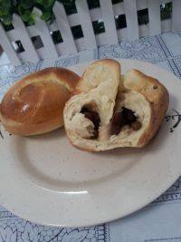 蜜豆面包自制