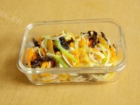 美味的杂蔬炒鸡蛋