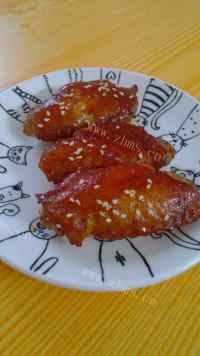 美味的香辣烤翅