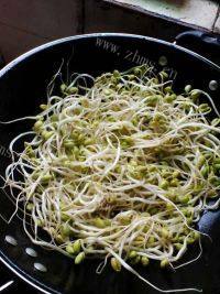 家常菜素炒豆芽做法图解4)