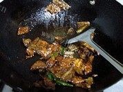 青椒土豆炒肉片做法图解4)