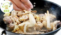 香炒台湾麻油鸡做法图解3)
