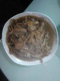 很有食欲的笋干炖肉