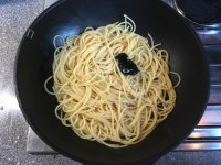 好吃的海鲜墨鱼意面做法图解9)