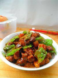 家常菜苦瓜烧肉