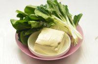 家常菜小白菜豆腐汤做法图解1)