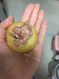 简单版油面筋塞肉做法图解3)