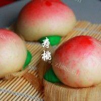 美味的寿桃做法图解14)