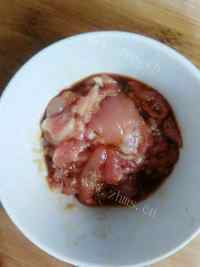 清淡爽口小白菜肉片炒饭做法图解1)