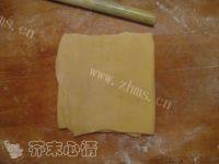 自制酥皮蛋挞做法图解9)