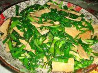 家常菜韭菜炒豆腐干