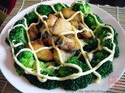 自制银鳕鱼西兰花沙拉
