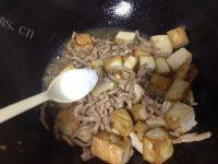 蒜苔豆腐炒肉的做法图解五