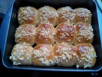 幸福感爆棚的奶酥粒餐包做法图解16)