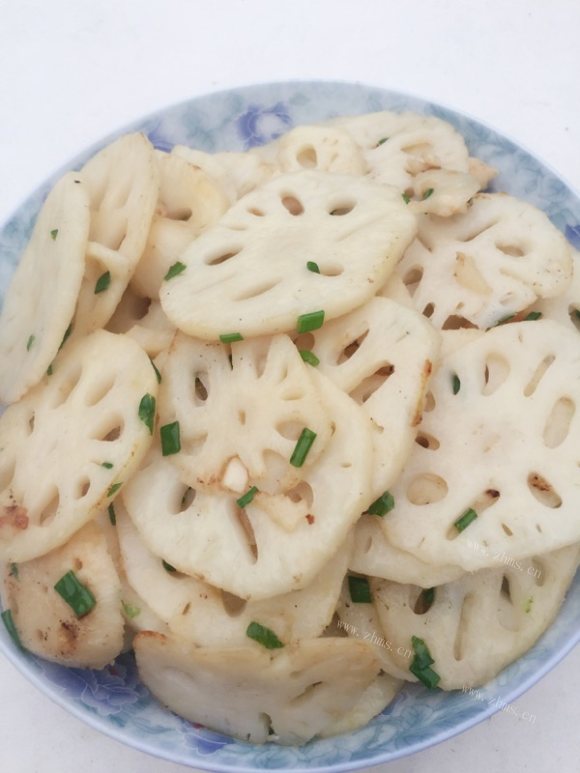 好吃的清炒藕片