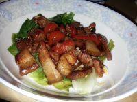 色味俱全的煎五花肉