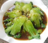 家常菜白灼油菜