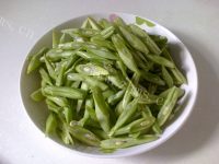 家常菜豆角炒肉丝做法图解3)