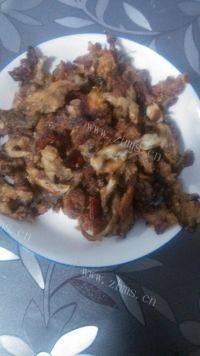 自己做的麻辣牛肉条