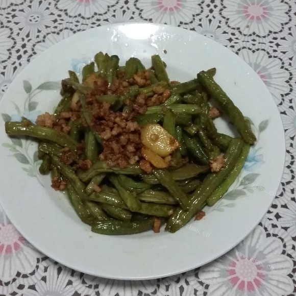 香喷喷的干煸四季豆