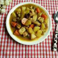 家常菜咖喱土豆鸡块