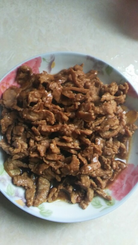 清脆爽口的爆炒牛肉