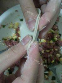 自己做的玉米饺子做法图解5)