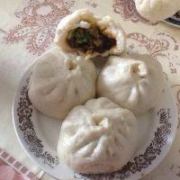 自己做的菜肉包