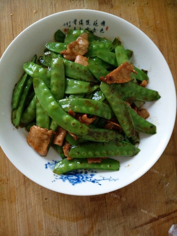 香飘十里的荷兰豆炒肉片