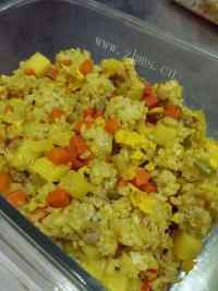 香甜的菠萝炒饭泰味做法图解13)