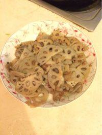 家常菜素炒藕片