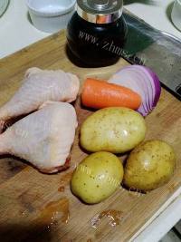 美味的咖喱油土豆鸡腿肉做法图解1)