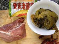 家常菜香辣酸菜肉片做法图解1)