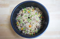 美味私房豌豆饭做法图解4)