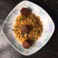 美味的黄金香肠炒饭做法图解4)