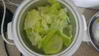 美味的韩式泡菜饭做法图解3)