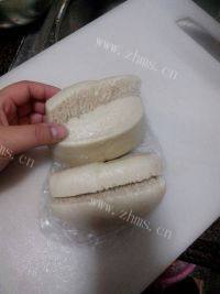 自己做的馒头汉堡做法图解5)