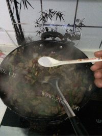 秘制麻辣羊肉丁做法图解11)