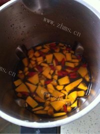 美味的南瓜米糊做法图解6)