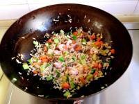DIY羊肉炒饭做法图解8)