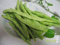 家常菜榄菜四季豆做法图解1)