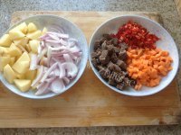 美味的咖喱牛肉饭做法图解1)