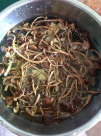 唇齿留香的茶树菇排骨汤做法图解2)