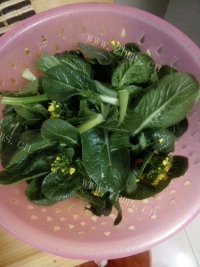 家常菜白灼青菜做法图解1)