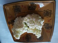 家常菜炒花菜做法图解1)